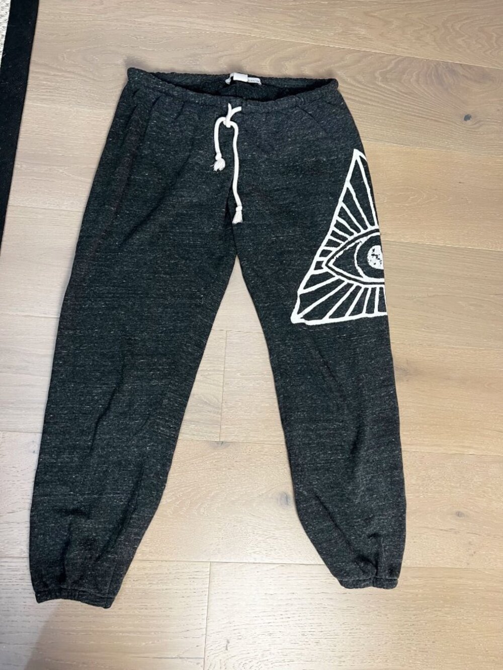 STILLWATER All Seeing Eye Sweatpants Sz M Charcoal Grey Made in USA